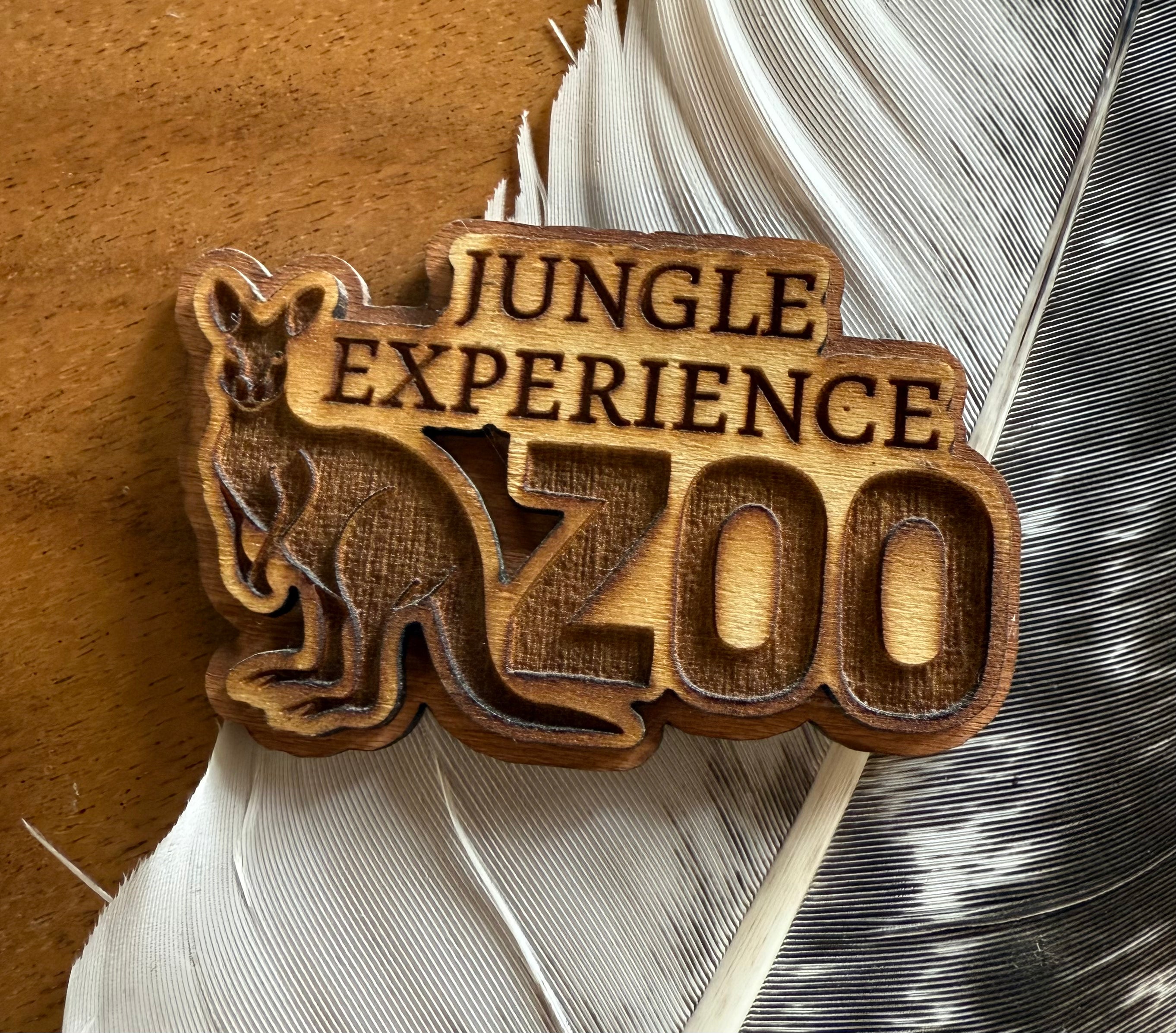 Kangaroo Zoo Magnet