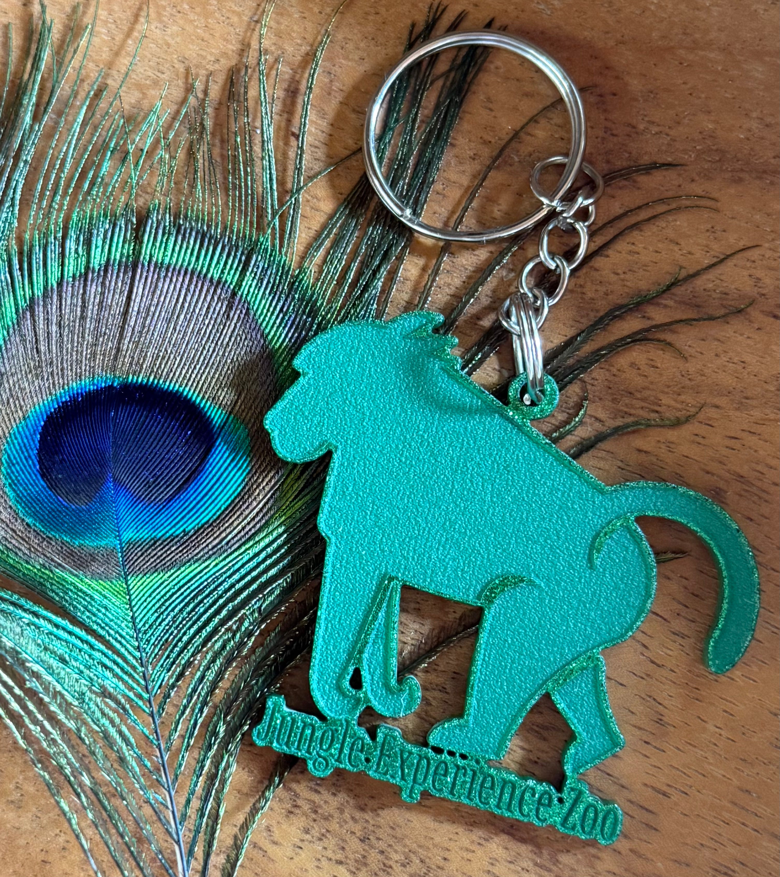 Acrylic Baboon Keychain